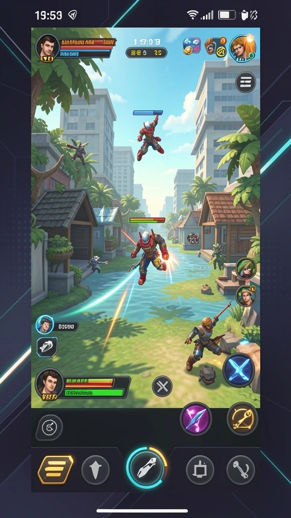 turbo78 - Screenshot menampilkan mode multiplayer yang seru.