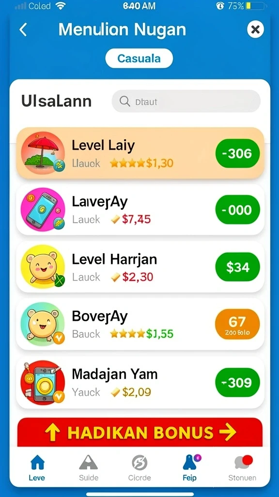 win777 - Tampilan antarmuka yang menarik dan mudah dinavigasi.